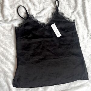 NWT Olivia Graye Eyelash Lace Trim Spaghetti Cami Size S